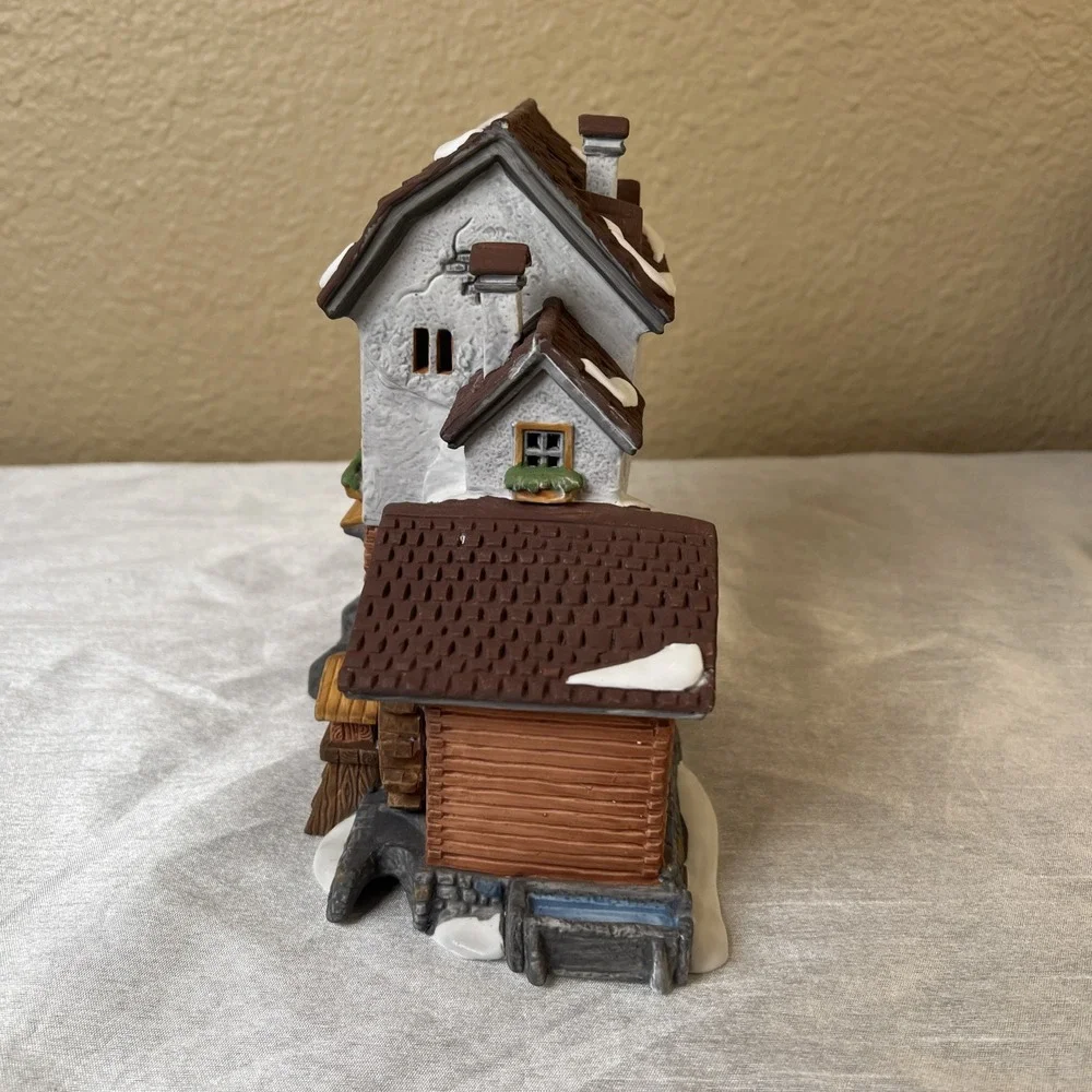 Vtg 1988 Dept 56 Alpine Village Series Stoder Grist Mill #5953 Heritage Village